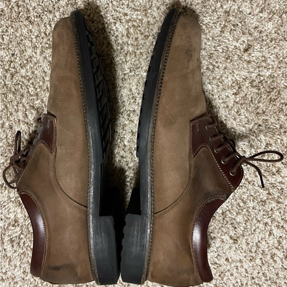 Neil M  Wynne Oxford, Lace Up Shoes, Chocolate Buck Men Size 10.5 B - EUC w/Box - Picture 7 of 11